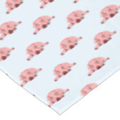 Pink Pig Tablecloth - Farbe auswählen Tischdecke (Schrägansicht)
