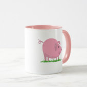 Pink Pig Tasse (VorderseiteRechts)