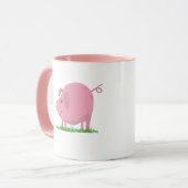 Pink Pig Tasse (Vorderseite Links)