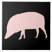 Pink Pig Tile Fliese (Vorderseite)