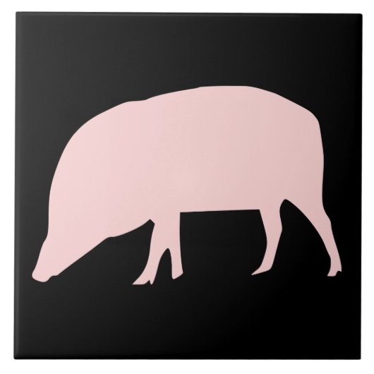 Pink Pig Tile Fliese (Vorderseite)