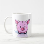Pink piggy bank kaffeetasse (Links)