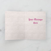 Pink Piggy Card Karte (Innenseite)