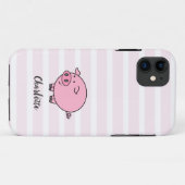 Pink Piggy Design Case-Mate iPhone Hülle (Rückseite (Horizontal))