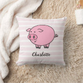 Pink Piggy Design Kissen (Decke)