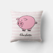 Pink Piggy Design Kissen (Rückseite)