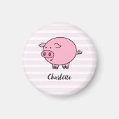 Pink Piggy Design Magnet (Vorne)