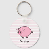 Pink Piggy Design Schlüsselanhänger (Vorderseite)