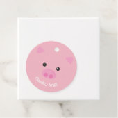 Pink Piggy Face Geschenkanhänger (Beispiel)
