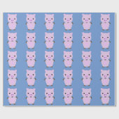 Pink Piggy Geschenkpapier (Flach)