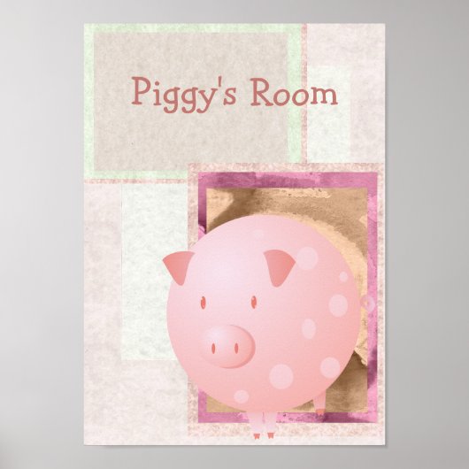 Pink Piggy Poster (Vorne)