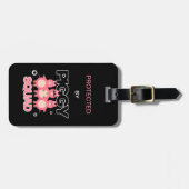 Pink piggy squad gepäckanhänger (Vorderseite horizontal)