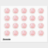 Pink Piggy Stickers (Blatt)