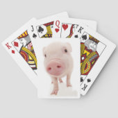Pink Piglet Pig Playing Cards Spielkarten (Rückseite)