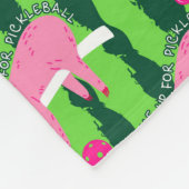 Pink-Pikleball-🦥 Fleecedecke (Ecke)