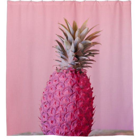 PINK PINEAPPLE DUSCHVORHANG (Vorderseite)