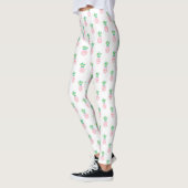 Pink Pineapples Muster Leggings (Links)