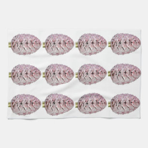 Pink Pinecones Küchentuch