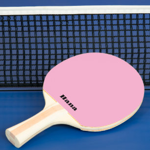 Pink Ping Pong Paddle, Text auf beiden Seiten Tischtennis Schläger