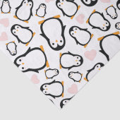 Pink Pinguin Baby Dusche Seidenpapier (Detail)