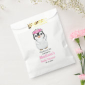 Pink Pinguin Beutel für Beutel, individualisierbar Geschenktütchen (Versiegelt)