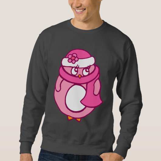 Pink Pinguin Sweatshirt (Vorderseite)