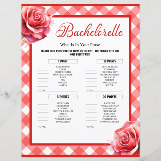 Pink Pinup Junggeselinnen-Abschied in deinem Hands (Vorderseite)