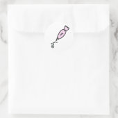 Pink Piping Bag Sticker (Tasche)