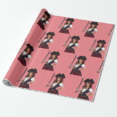 Pink-Pirat-Party liefert Wrapping Paper Geschenkpapier (Ungerollt)