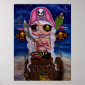 Pink Pirate Fairy mit Treasure Poster (Vorne)