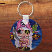 Pink Pirate Fairy Schlüsselanhänger (Vorderseite)