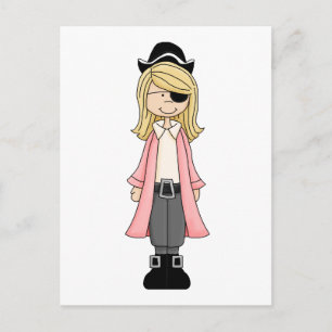 Pink Pirates - Pirate Girl #2 Postkarte