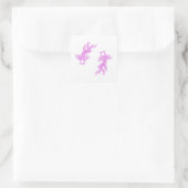 Pink Pisces Softwave Aufkleber – Sanfte Zwillingsf (Tasche)