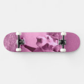 Pink Pit Bull Skateboard (Horizontal)