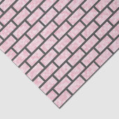 Pink Pixel Computerspiel Look Bricks Muster Seidenpapier (Ausschnitt)