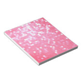 Pink Pixel Sparkle Notizblock (angewinkelt)