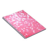 Pink Pixel Sparkle Notizblock (Rechte Seite)