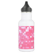 Pink Pixel Sparkle Trinkflasche (Rechts)