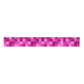 Pink Pixels Ribbon, Modern Pixels Pink Ribbon Ripsband (Vorderseite)