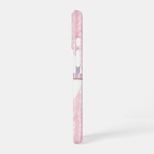 Pink Plaid - Cute Bow Tie Phone Case iPhone 16 Hülle (Linke Seite)