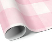 Pink Plaid  Geschenkpapier (Rolleneckpunkt)