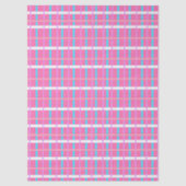 Pink Plaid Pop Seidenpapier (Vorderseite)