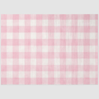 Pink Plaid  Seidenpapier