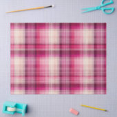 Pink plaid seidenpapier (Basteln)