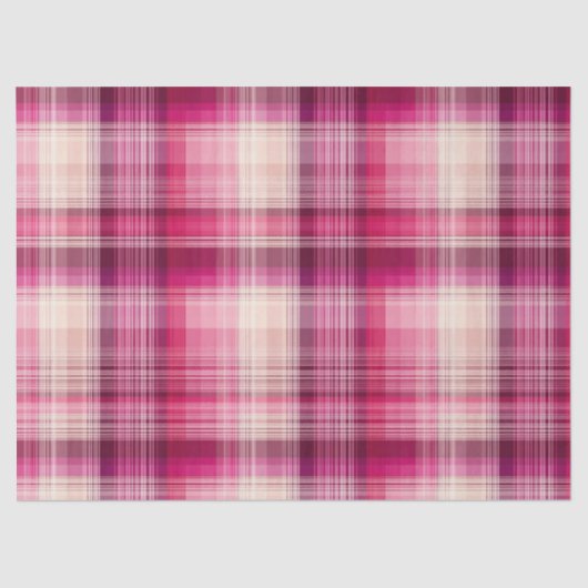 Pink plaid seidenpapier (Vorderseite)