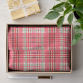 Pink Plaid Tartan Seidenpapier (Geschenk)