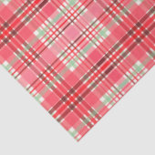 Pink Plaid Tartan Seidenpapier (Ausschnitt)