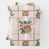Pink Playful Girly Holiday Wrapping Paper Sheets Geschenkpapier Set (Beispiel)
