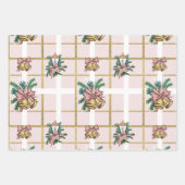 Pink Playful Girly Holiday Wrapping Paper Sheets Geschenkpapier Set (Vorderseite)