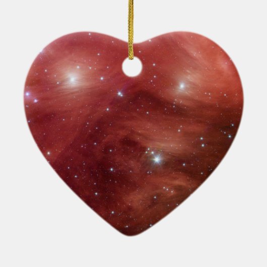 Pink Pleiades Infrared SSC2007 07b Keramik Ornament (Hinten)